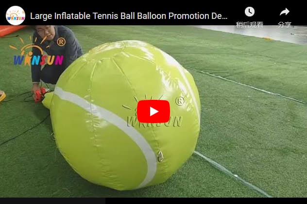 Inflatable Tennis Balls Replica Model