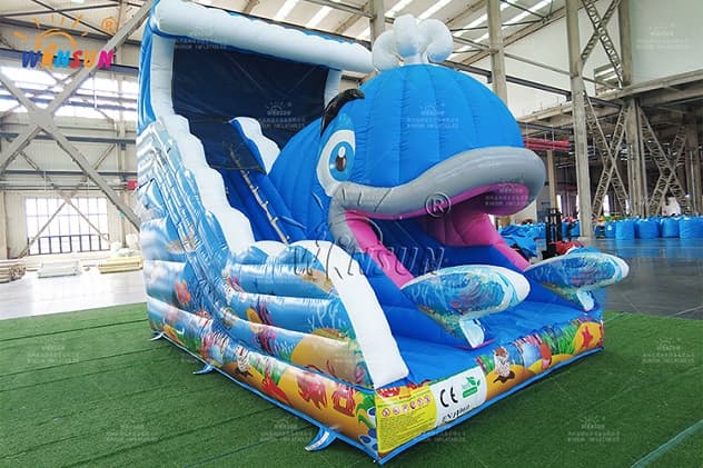 Inflatable Whale Commercial Slides