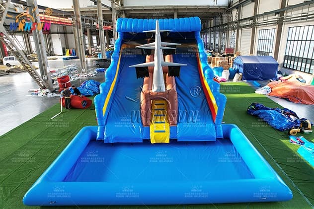 pirate inflatable water slide