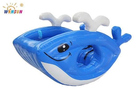 WSP-317 Whale Theme Inflatable Air Viking Seesaw Ride