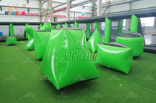 Inflatable Paintball Bunkers Field