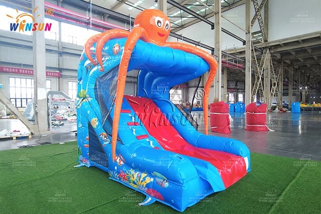 Inflatable Slide Octopus-shaped