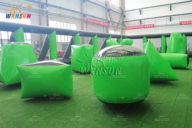 inflatable paintball bunkers arena