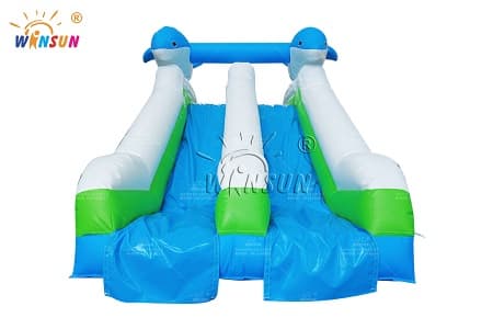 WSS-115 Inflatable Dolphin Water Slide Outdoor