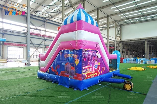 Fun Clown inflatable jumping combo