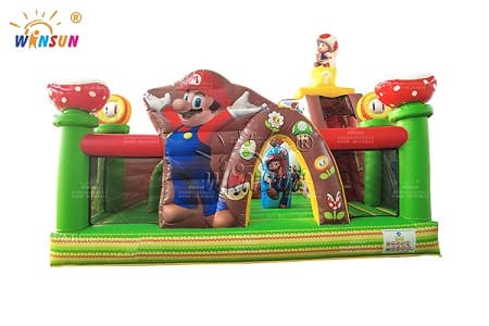 WSL-166 Super Mario Inflatable Bouncer Interactive Playground