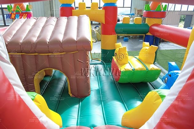 Inflatable bouncer interactive playground