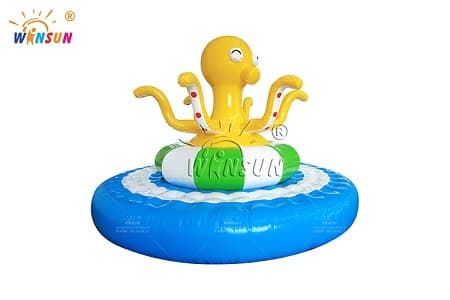 WSP-456 Mechanical Revolving Octopus Inflatable Game