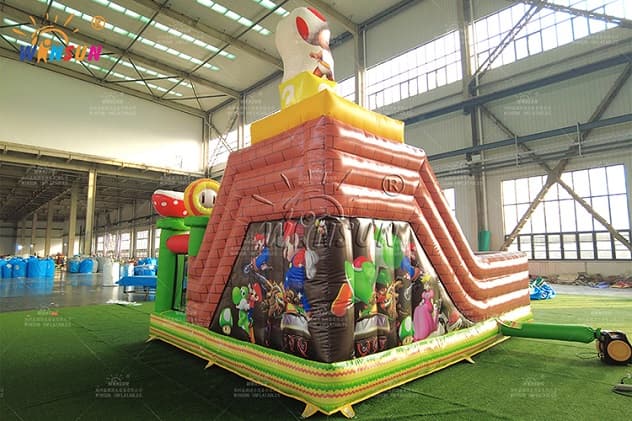 Super Mario Park Fun City Inflatable Bouncy Castle