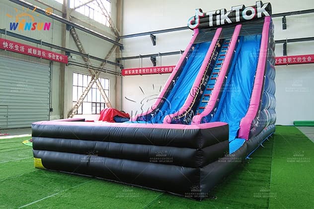 TikTok Inflatable Water Slide