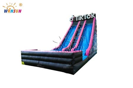 WSS-397 TikTok Inflatable Water Slide with Pool