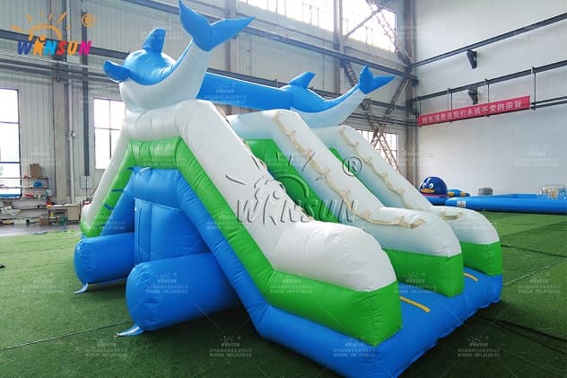 commercial inflatable water slides