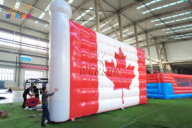 custom inflatable flag advertising