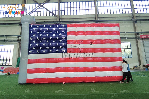 custom inflatable flag for sale