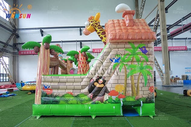 inflatable jungle 4 in 1 combo