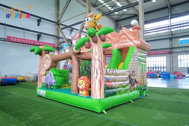 inflatable jungle combo indoor