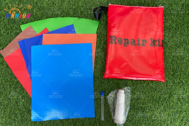 inflatable repair kit package