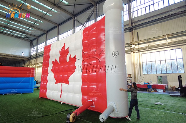 outdoor inflatable canada flag