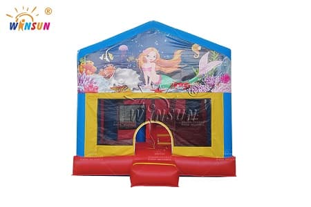 WSC-193 5-in-1 Inflatable Combo Kids Bouncy Castle Jumpers