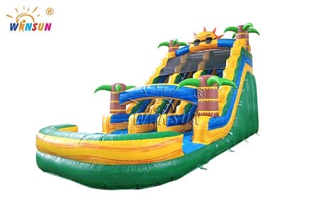 WSS-571 Sun Double Lane Commercial Marble Water Slide