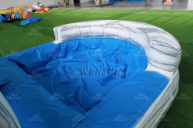 Ocean Wave Inflatable Dual Slide WetDry