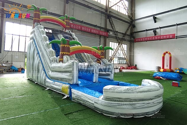 One Lane WetDry Slide