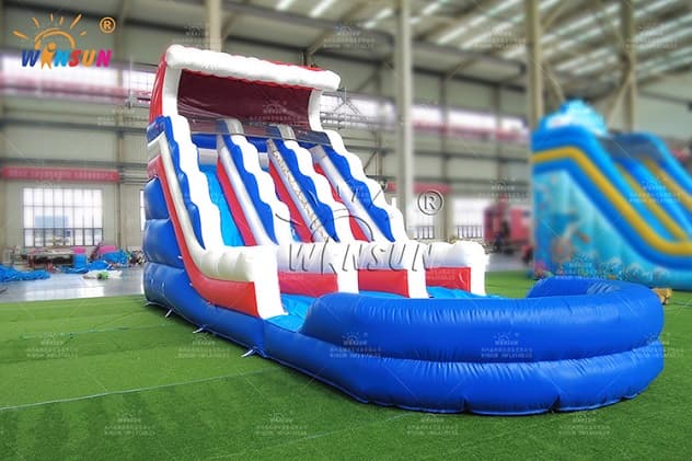 Patriotic Dual Lane Waterslide