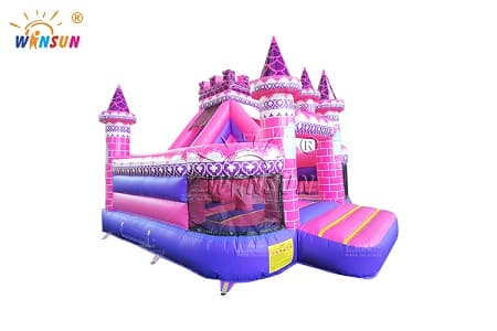 WSC-594 Pink Princess Bounce House Commercial Inflatable