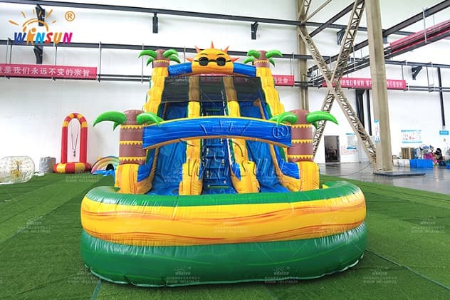 Sun Inflatable Water Slide - Wet or Dry