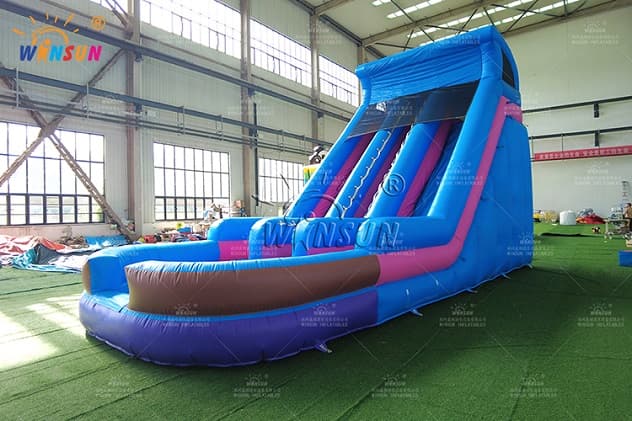 commercial blow up water slide