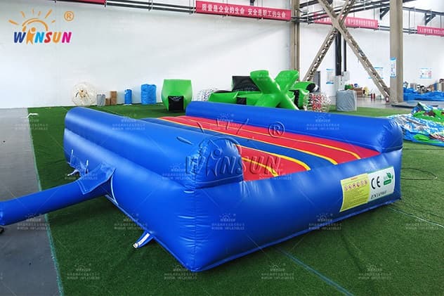 continuous inflatable bounce mat