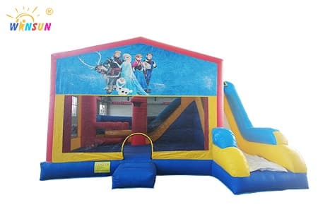 WSC-413 6-In-1 Inflatable Combo Jumping Castle with Slide