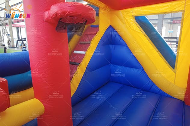 6in1 inflatable combo jumping castle with slide (8)