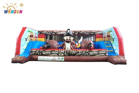 WSP-343 Pirate Inflatable Wipe Out Interactive Game