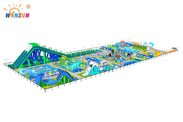 Inflatable Ground water park