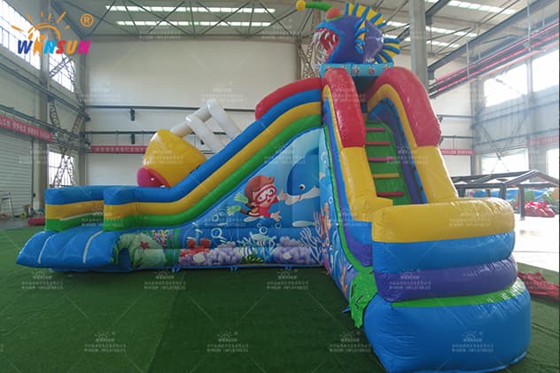 Inflatable Pool Slide for Children