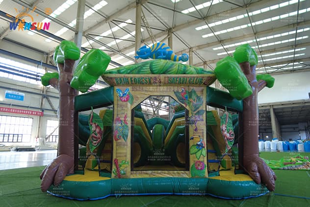 rain forest safari club inflatable combo (9)