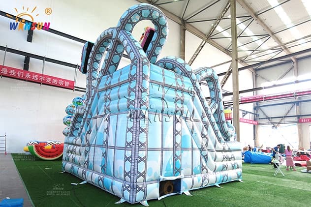 Carnival Roller coaster Inflatable bounce castle