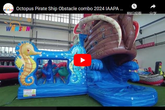 Octopus Pirate Ship Obstacle combo 2024 IAAPA Expo USA