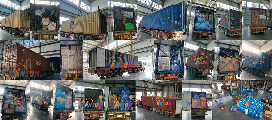 containers at WINSUN factory 2024