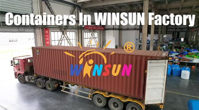 Containers at WINSUN factory in 2024！