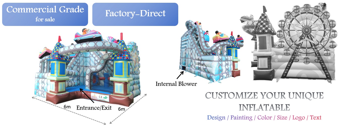 winsun inflatable roller coaster for sale