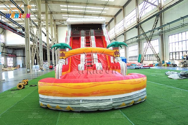 Commercial Inflatable Water Slide with Pool