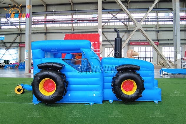 Fun inflatable farm land bouncy castle