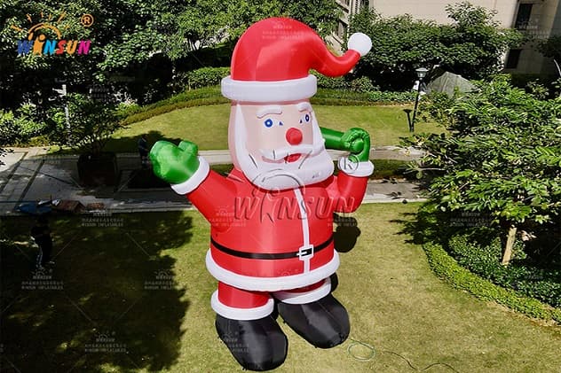 Giant Inflatable Santa Claus outdoor holiday decor