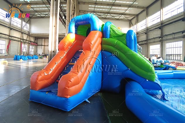 Giant Outdoor Inflatable land Water Park