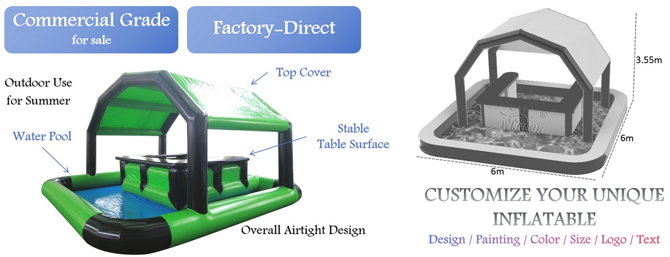 High quality inflatable bar tent for sale