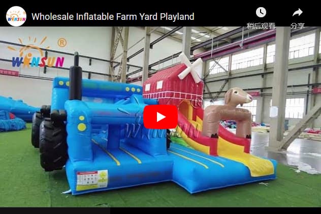 Inflatable Farm Yard Playland outdoor for sale