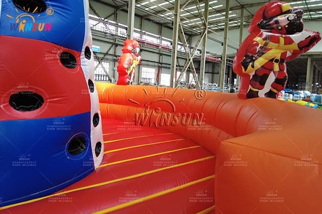 Inflatable Rock Climbing Wall Tower Mountain Obstacle Course