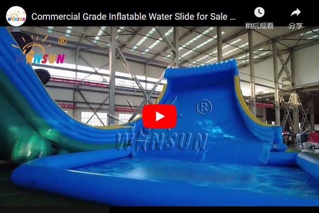 Inflatable Water Park on Land